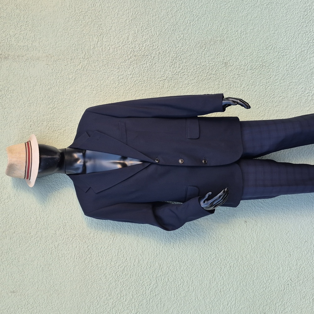 GAP (USA) Men's Vintage Pure Worsted Wool (3) Button Dark Blue Blazer